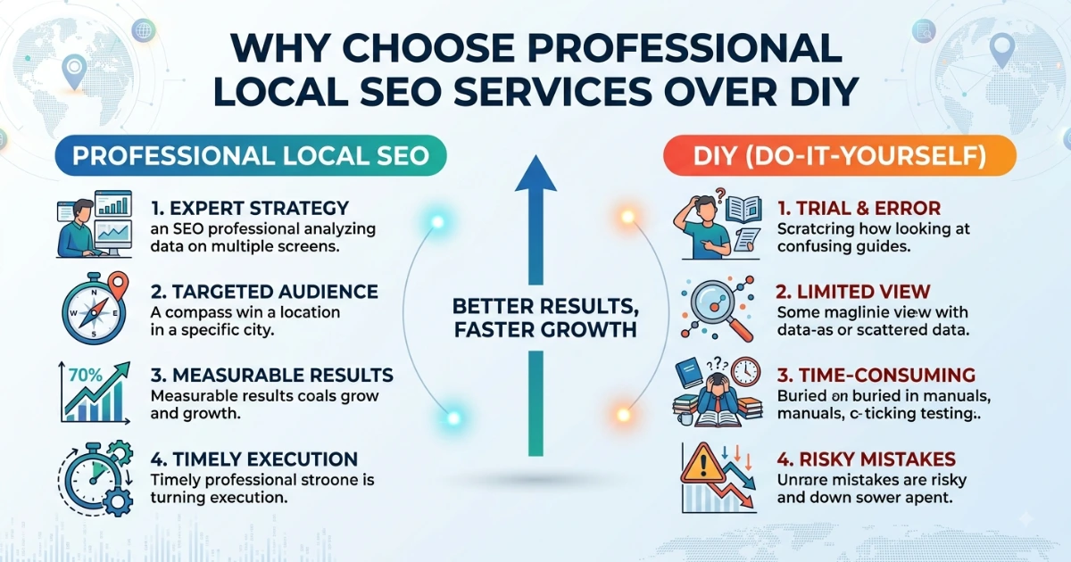 Why Choose Professional Local SEO Services Over DIY
