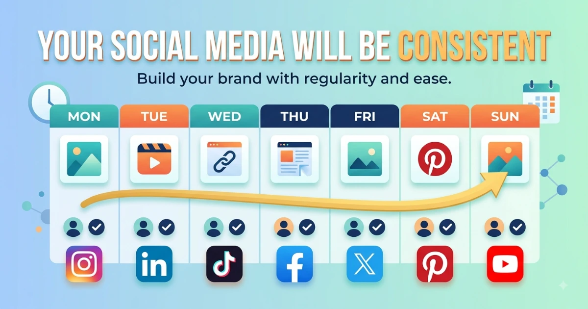 Your Social Media Will Be Consistent Your Social Media Will Be Consistent